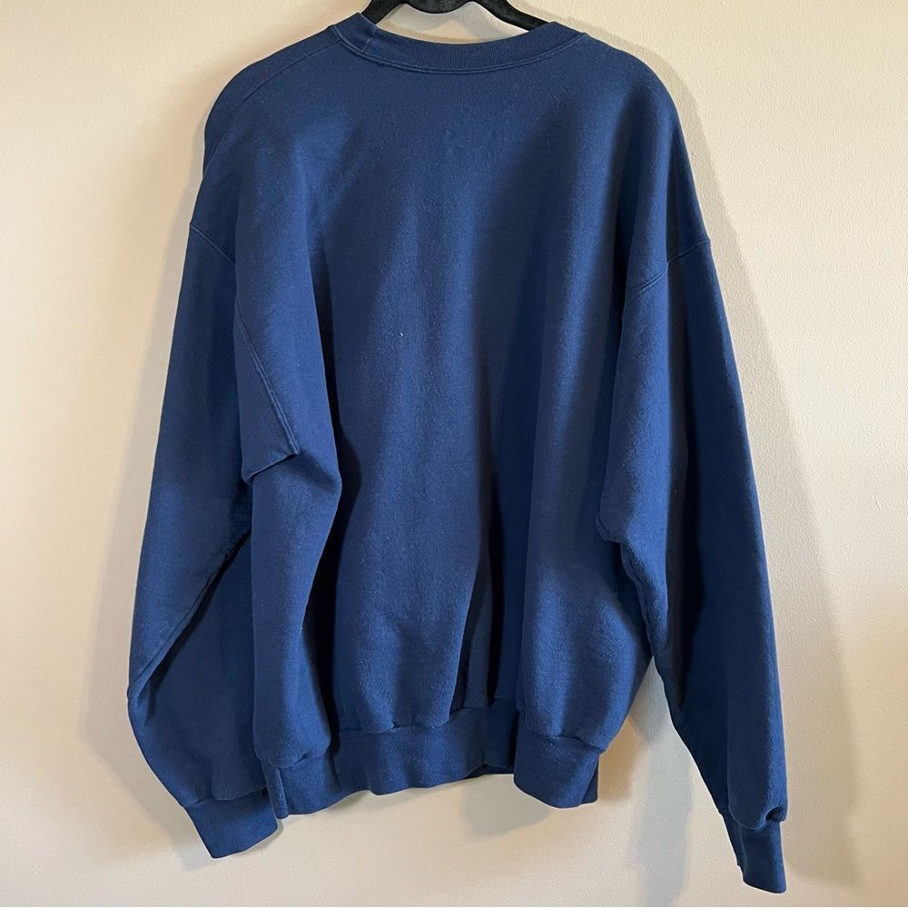 ✨ Disney Disneyland Blue Mickey Mouse Crewneck Sweatshirt Large - Picture 7 of 9